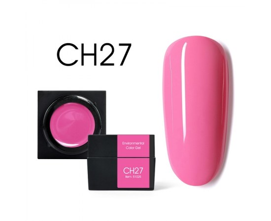 Изображение  Мусс-гель цветной CANNI CH27 розовая фуксия, 5g, Объем (мл, г): 5, Цвет №: CH27
