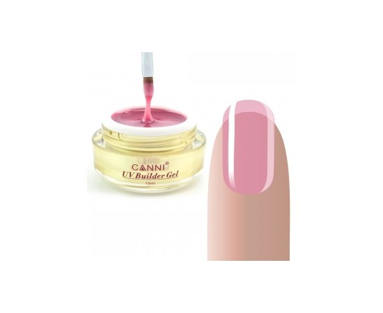 Изображение  Design gel CANNI 316 Light Pink translucent, 15 ml, Volume (ml, g): 15, Color No.: 316