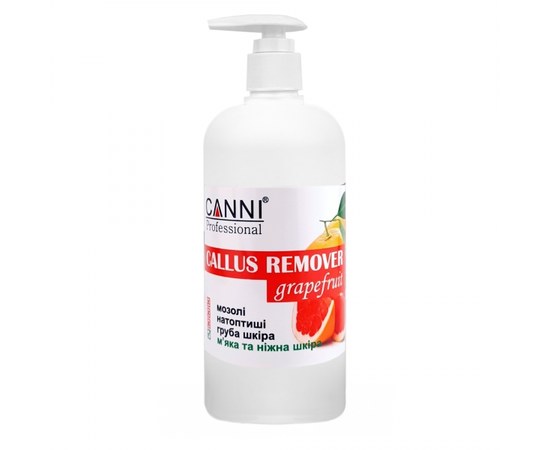 Изображение  Callus remover for pedicure CANNI grapefruit, 500 ml, Aroma: Grapefruit, Volume (ml, g): 500