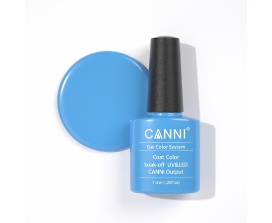 Изображение  Gel polish CANNI 036 aquamarine, 7.3 ml, Volume (ml, g): 44992, Color No.: 36