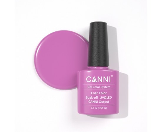 Изображение  Gel polish CANNI 064 lilac, 7.3 ml, Volume (ml, g): 44992, Color No.: 64