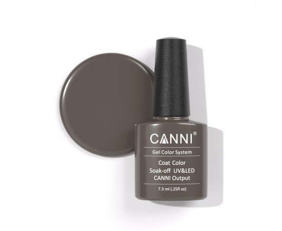 Изображение  Gel polish CANNI 149 brown-grey, 7.3 ml, Volume (ml, g): 44992, Color No.: 149