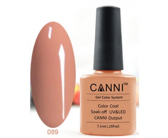 Изображение  Gel polish CANNI 089, Volume (ml, g): 44992, Color No.: 89