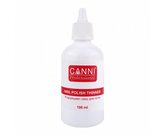 Зображення  Розріджувач для лаку / Nail polish thinner CANNI, 100 мл, Об'єм (мл, г): 100