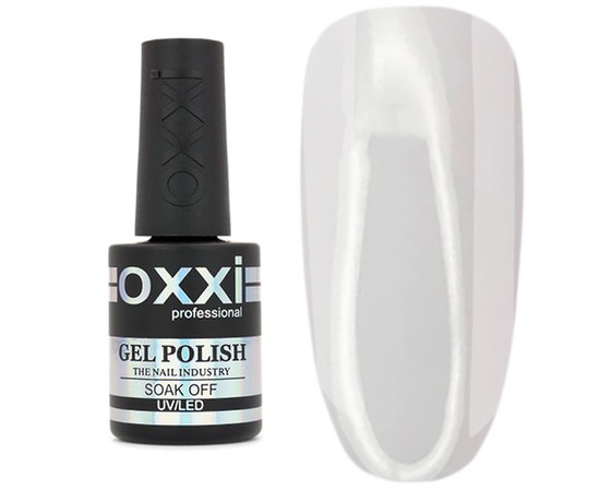 Изображение  Camouflage base for gel polish OXXI Cover Base 10 ml № 16 white-pink, Volume (ml, g): 10, Color No.: 16