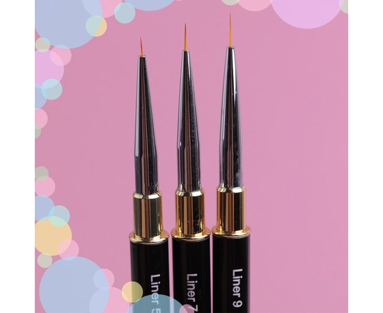 Зображення 3 Пензлик Kira Nails Liner 7 (Nylon), Розмір пензлика: 7