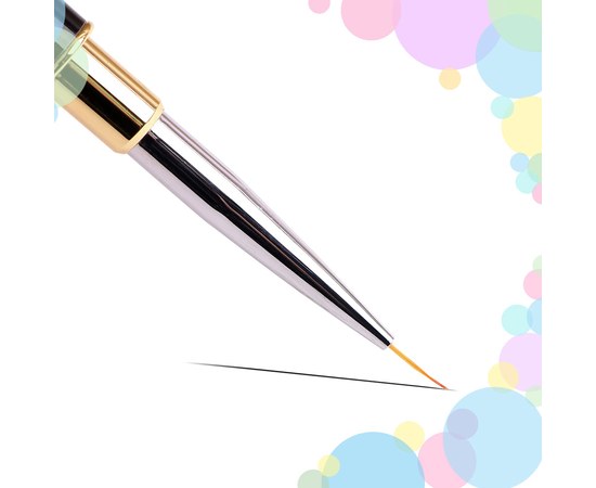 Зображення 2 Пензлик Kira Nails Liner 9 (Nylon), Розмір пензлика: 9