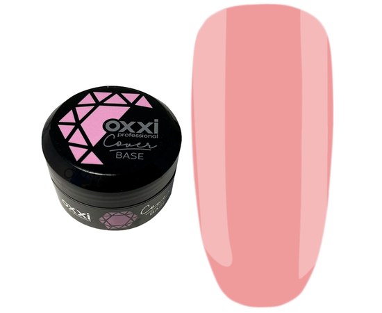 Изображение  Camouflage base for gel polish OXXI Cover Base 30 ml No. 03 beige, Volume (ml, g): 30, Color No.: 3