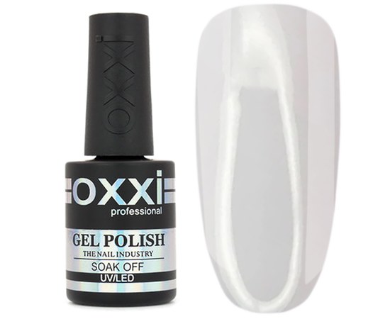 Изображение  Camouflage base for gel polish OXXI Cover Base 15 ml № 16 white-pink, Volume (ml, g): 15, Color No.: 16