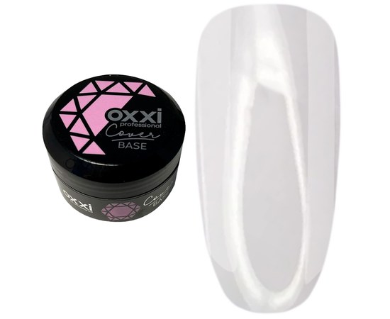 Изображение  Camouflage base for gel polish OXXI Cover Base 30 ml № 17 light lilac, Volume (ml, g): 30, Color No.: 17