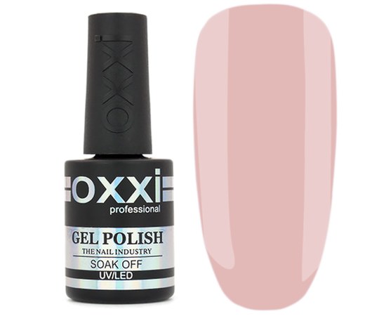 Изображение  Camouflage base for gel polish OXXI Cover Base 15 ml № 24 light peach-pink, Volume (ml, g): 15, Color No.: 24