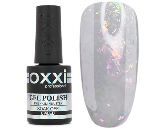 Изображение  Camouflage base for gel polish OXXI Sharm Base No. 1, milky with shimmer, 15 ml, Volume (ml, g): 15, Color No.: 1