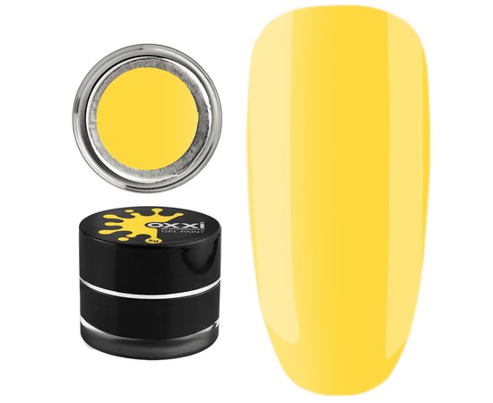 Изображение  Gel-paint Oxxi 5 g No. 6 yellow, Color No.: 6