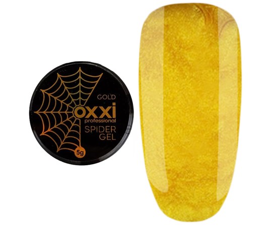 Изображение  Гель-паутинка Oxxi Spider Gel 5 г, gold, Цвет №: Gold