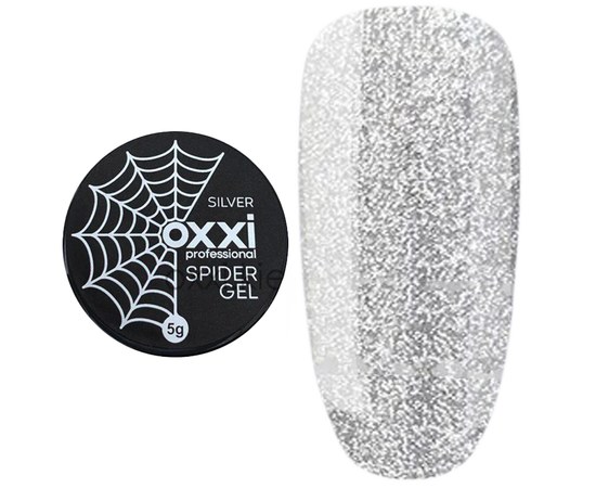 Изображение  Oxxi Spider Gel 5 g, silver, Color No.: Silver