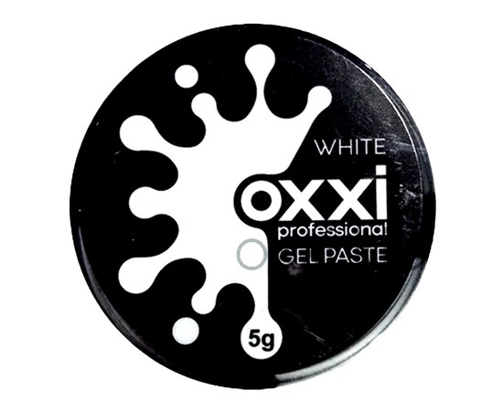 Изображение  Гель-паста OXXI Gel Paste 5 г, white, Цвет №: White