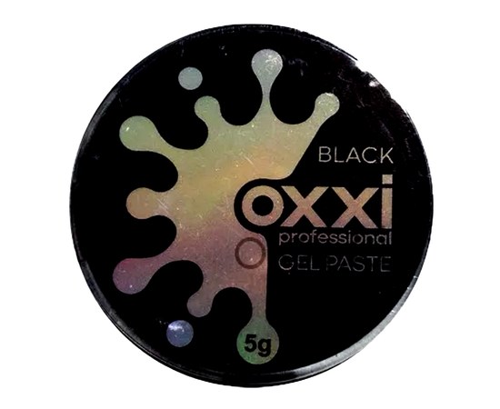 Изображение  OXXI Gel Paste 5 g, black, Color No.: Black
