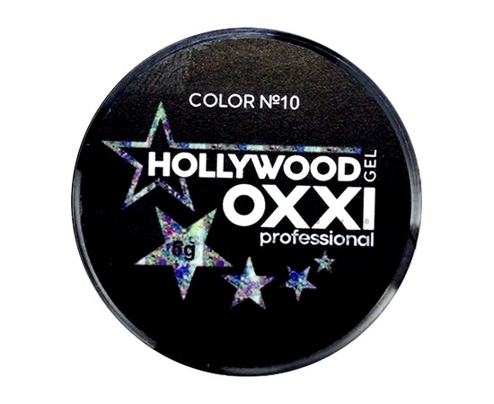 Изображение  Glitter gel OXXI Hollywood with a holographic effect 5 g, № 10 with a mermaid effect, Color No.: 10
