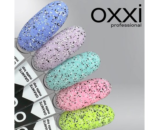 Изображение  Gel polish top Oxxi Professional Granite Matte Top, 10 ml