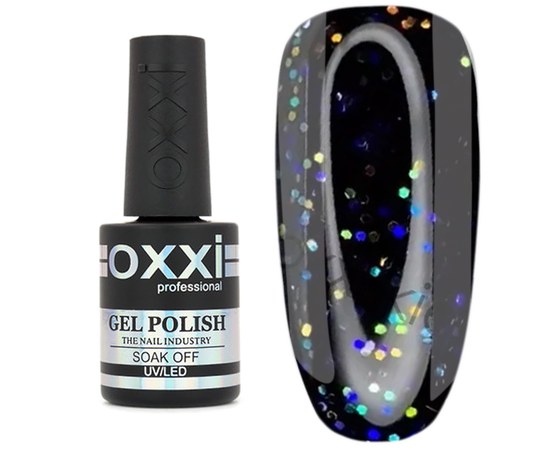 Изображение  Топ без липкого слоя Oxxi Professional Top Shiny 10 мл № 02, Объем (мл, г): 10, Цвет №: 02