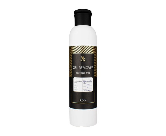 Изображение  Liquid for removing gel polish without acetone FOX Gel Remover Acetone-Free, 250 ml