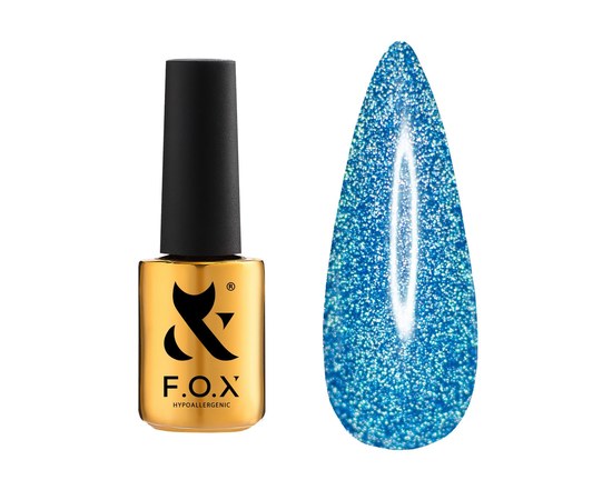Изображение  Gel polish for nails FOX Flash 7 ml, № 010, Color No.: 10