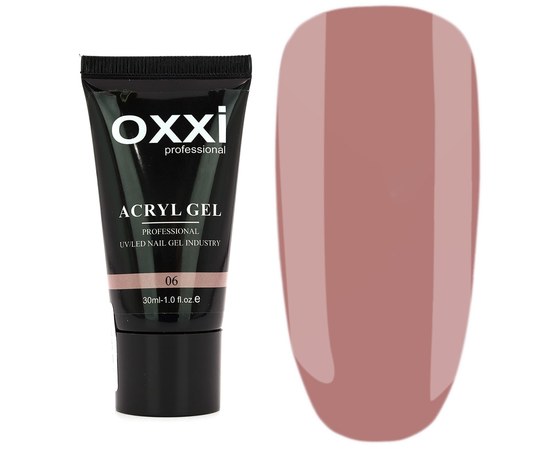 Изображение  Oxxi Professional Acryl Gel 60 ml, No. 06, Volume (ml, g): 60, Color No.: 6