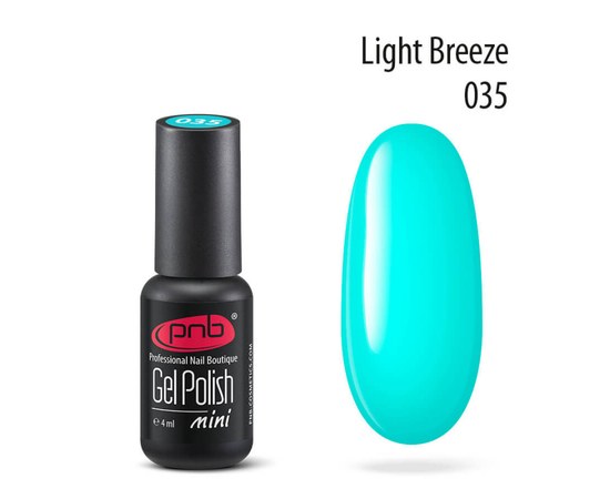 Изображение  Gel polish for nails PNB Gel Polish 4 ml, № 035, Volume (ml, g): 4, Color No.: 35