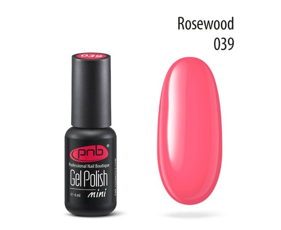 Изображение  Gel polish for nails PNB Gel Polish 4 ml, № 039, Volume (ml, g): 4, Color No.: 39