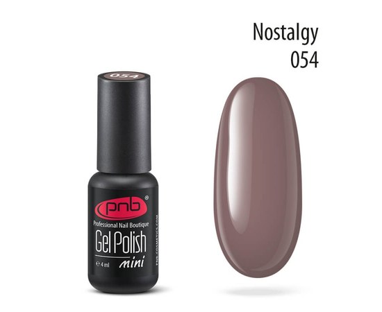 Изображение  Gel polish for nails PNB Gel Polish 4 ml, № 054, Volume (ml, g): 4, Color No.: 54