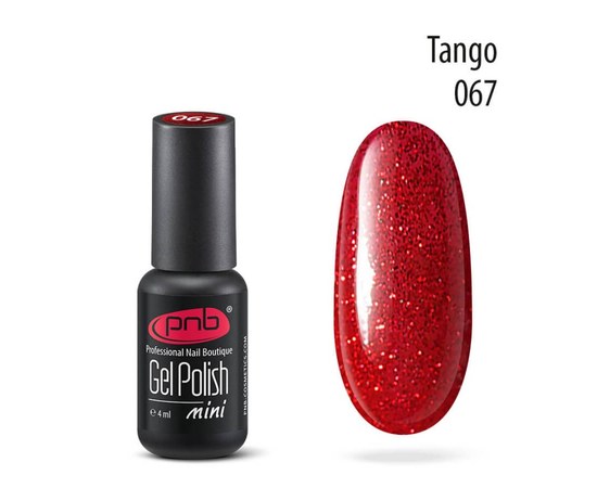 Изображение  Gel polish for nails PNB Gel Polish 4 ml, № 067, Volume (ml, g): 4, Color No.: 67
