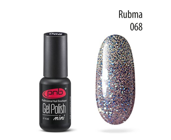 Изображение  Gel polish for nails PNB Gel Polish 4 ml, № 068, Volume (ml, g): 4, Color No.: 68