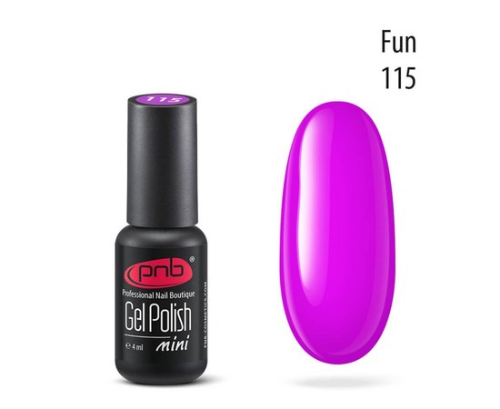 Изображение  Gel polish for nails PNB Gel Polish 4 ml, № 115, Volume (ml, g): 4, Color No.: 115