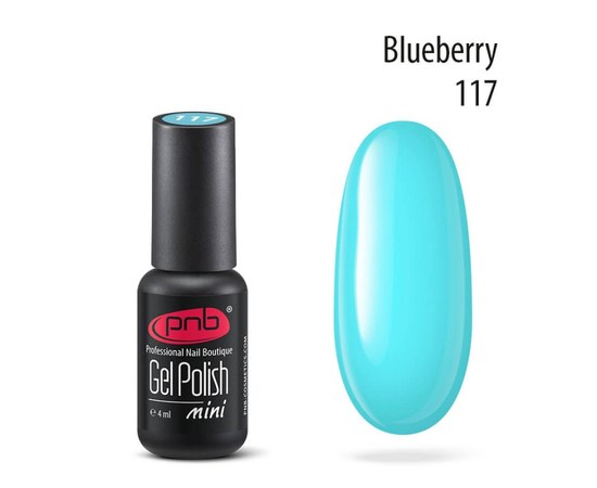 Изображение  Gel polish for nails PNB Gel Polish 4 ml, № 117, Volume (ml, g): 4, Color No.: 117