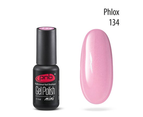 Изображение  Gel polish for nails PNB Gel Polish 4 ml, № 134, Volume (ml, g): 4, Color No.: 134