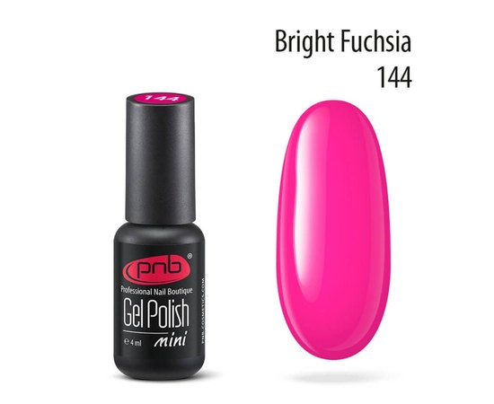 Изображение  Gel polish for nails PNB Gel Polish 4 ml, № 144, Volume (ml, g): 4, Color No.: 144