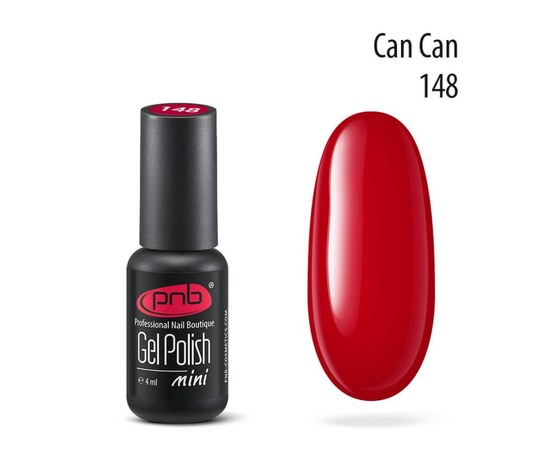Изображение  Gel polish for nails PNB Gel Polish 4 ml, № 148, Volume (ml, g): 4, Color No.: 148