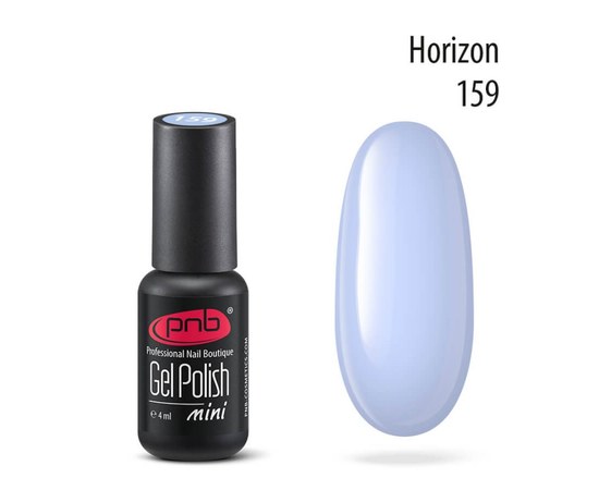Изображение  Gel polish for nails PNB Gel Polish 4 ml, № 159, Volume (ml, g): 4, Color No.: 159