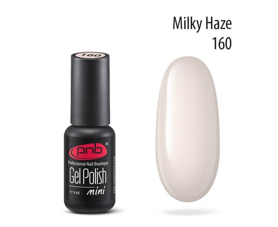 Изображение  Gel polish for nails PNB Gel Polish 4 ml, № 160, Volume (ml, g): 4, Color No.: 160