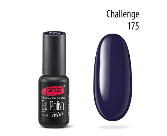 Изображение  Gel polish for nails PNB Gel Polish 4 ml, № 175, Volume (ml, g): 4, Color No.: 175