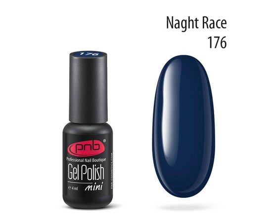 Изображение  Gel polish for nails PNB Gel Polish 4 ml, № 176, Volume (ml, g): 4, Color No.: 176