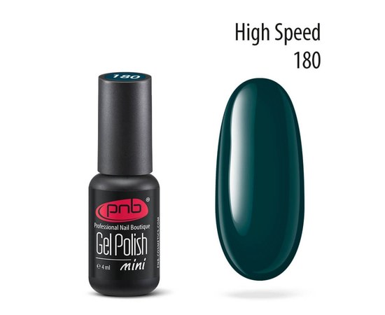 Изображение  Gel polish for nails PNB Gel Polish 4 ml, № 180, Volume (ml, g): 4, Color No.: 180