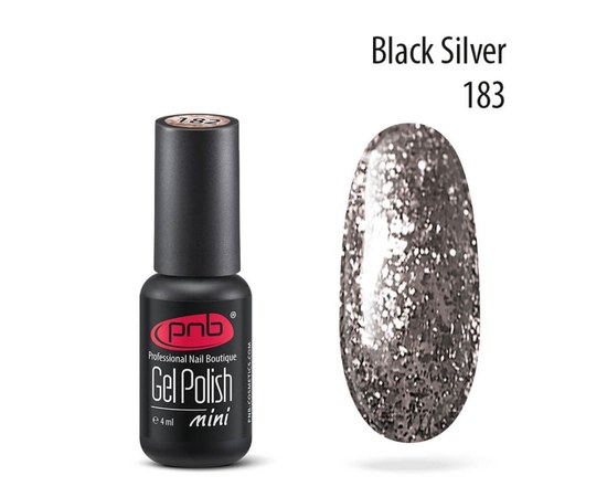 Изображение  Gel polish for nails PNB Gel Polish 4 ml, № 183, Volume (ml, g): 4, Color No.: 183