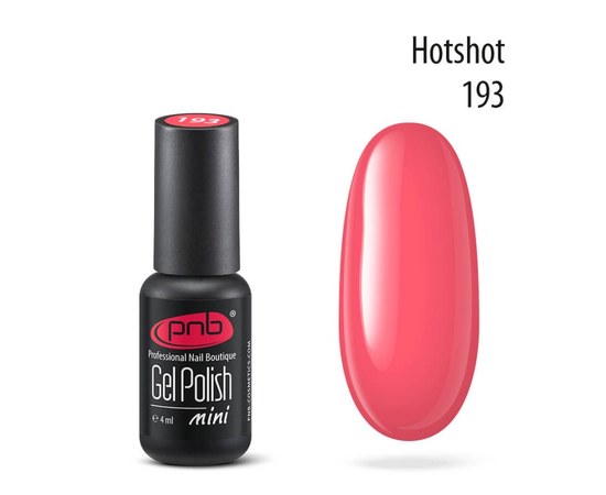 Изображение  Gel polish for nails PNB Gel Polish 4 ml, № 193, Volume (ml, g): 4, Color No.: 193