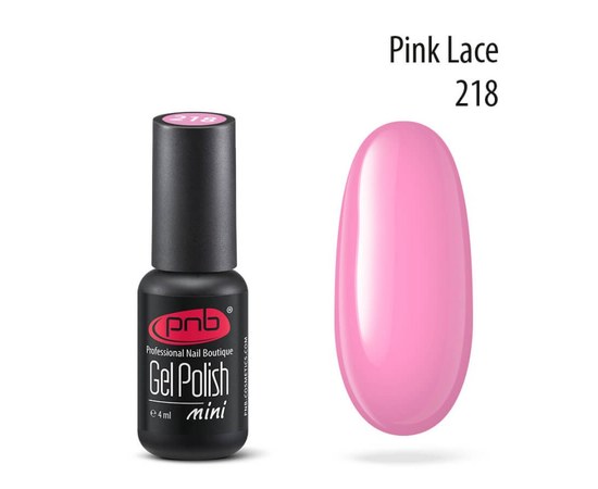 Изображение  Gel polish for nails PNB Gel Polish 4 ml, № 218, Volume (ml, g): 4, Color No.: 218