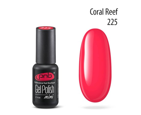 Изображение  Gel polish for nails PNB Gel Polish 4 ml, № 225, Volume (ml, g): 4, Color No.: 225