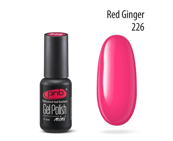 Изображение  Gel polish for nails PNB Gel Polish 4 ml, № 226, Volume (ml, g): 4, Color No.: 226