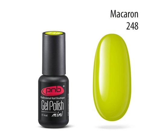 Изображение  Gel polish for nails PNB Gel Polish 4 ml, № 248, Volume (ml, g): 4, Color No.: 248