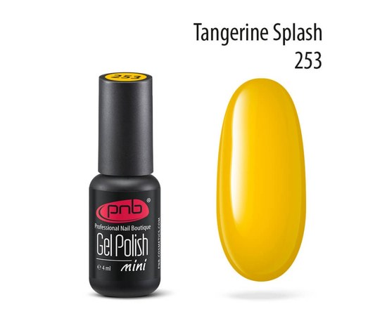 Изображение  Gel polish for nails PNB Gel Polish 4 ml, № 253, Volume (ml, g): 4, Color No.: 253