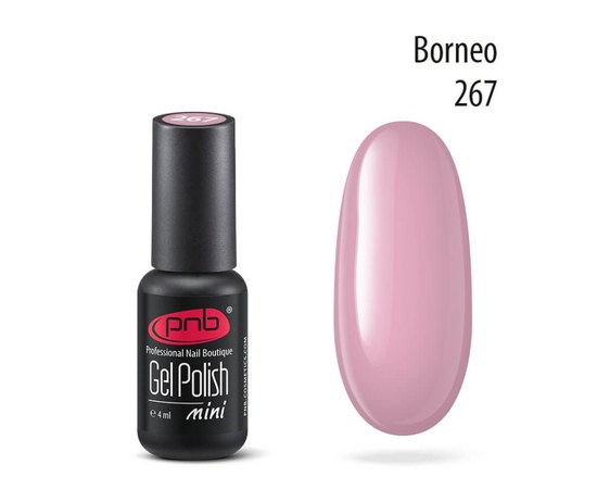 Изображение  Gel polish for nails PNB Gel Polish 4 ml, № 267, Volume (ml, g): 4, Color No.: 267